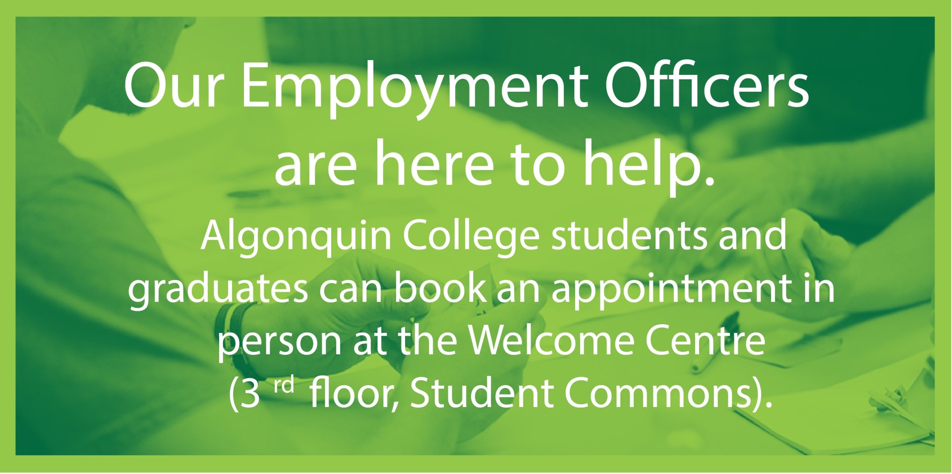 Employment Officers Can Help